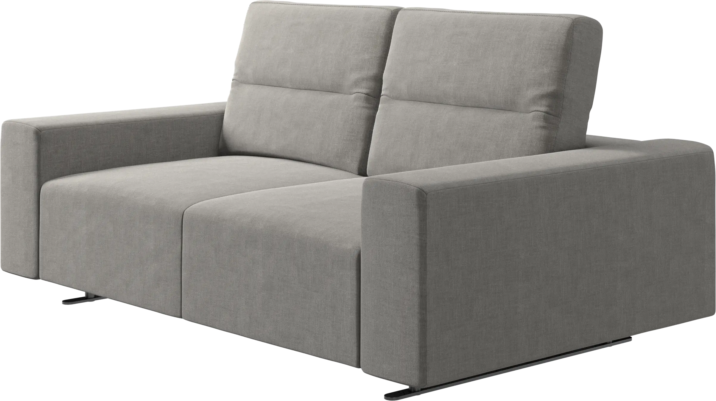Hampton corner sofa with adjustable back and storage on left